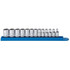 GEARWRENCH 80302D Standard Socket Set: 13 Pc, 1/4" Drive, 4.00 to 15.00" Socket