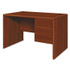 HON COMPANY 107885RCO 10700 Series Single Pedestal Desk with Three-Quarter Height Right Pedestal, 48" x 30" x 29.5", Cognac