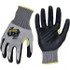 ironCLAD KKC3FN-03-M Cut-Resistant Gloves: Size Medium, ANSI Cut A3, ANSI Puncture 4, Foam Nitrile, Series KKC3FN