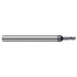 Harvey Tool 945593-C3 Square End Mill:  0.0930" Dia, 0.139" LOC, 0.125" Shank Dia, 2.5" OAL, 3 Flutes, Solid Carbide