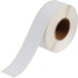 Brady 150021 Label Maker Label: White, Polyester, 100" OAL, 1-1/8" OAW, 1 Roll