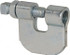 Empire 21LG0058 C-Clamp with Locknut: 3/4" Flange Thickness, 5/8" Rod