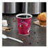 DART SOLO® 370SIPK Paper Hot Drink Cups in Bistro Design, 10 oz, Maroon, 50/Pack