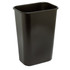 Keep your workspace tidy with this Highmark Rectangular Plastic Wastebasket. Its easy to find a spot for this compact office wastebasket and empty it when full. Thanks to the streamlined design, this waste bin blends well into most spaces.  Durable polypropylene construction.  Small wastebasket holds up to 10.25 gallons.