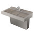 Acorn Engineering DSW130-TC1-F60 Trough Sink: Wall Mount, H&C Wristblade Gooseneck Faucet, 1 Compartment, 304 Stainless Steel