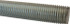 MSC 12417 Threaded Rod: 1-1/4-7, 6' Long, Low Carbon Steel