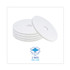 BOARDWALK 4016 WHI Polishing Floor Pads, 16" Diameter, White, 5/Carton