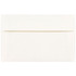 JAM PAPER AND ENVELOPE JAM Paper 16082  Parchment Booklet Invitation Envelopes, A10, Gummed Seal, 30% Recycled, White, Pack Of 25