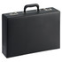 LORELL LYS BC100ZZBK  Expandable Attache Case, 12 1/2inH x 17 1/2inW x 4inD, Black