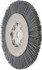 Weiler 20394 Wheel Brush: 8" Wheel Dia, Crimped