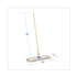 BOARDWALK M245C Cotton Dry Mopping Kit, 24 x 5 Natural Cotton Head, 60" Natural Wood Handle