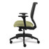 HON COMPANY SVM1ALICC82T Solve Series Mesh Back Task Chair, Supports Up to 300 lb, 18" to 23" Seat Height, Meadow Seat, Charcoal Back, Black Base