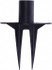 Banner Stakes PL4081 Pedestrian Barrier Stanchion Spike: Polyester, Black, Use with Banner Stakes PLUS Stakes