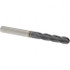 OSG 484-3750-BN11 Ball End Mill: 0.375" Dia, 1.75" LOC, 4 Flute, Solid Carbide