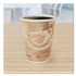 DART SOLO® 378MS Mistique Polycoated Hot Paper Cups, 8 oz, Brown, 50/Sleeve, 20 Sleeves/Carton