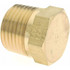 Eaton 3152X6 Industrial Pipe Hex Plug: 3/8" Male Thread, MNPTF