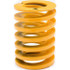 Associated Spring Raymond ASF 22 X 125 Die Spring: 22 mm Hole Dia, 11 mm Rod Dia, 125 mm Free Length, Yellow