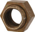 MSC 446020BR Hex Lock Nut: Distorted Thread, 1-8, Grade L9 Steel, Cadmium Dichromate Finish