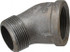 B&K Mueller 520-506HC Black 45 ° Street Elbow: 1-1/4", Threaded