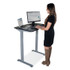 VICTOR TECHNOLOGY LLC DC830B Electric Height Adjustable Standing Desk, 36 x 23.6 x 28.7 to 48.4, Black