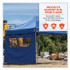 TENACIOUS HOLDINGS, INC. ergodyne® 12989 Shax 6092 Pop-Up Tent Sidewall with Mesh Window, Single Skin, 10 ft x 10 ft, Polyester, Lime