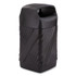 SAFCO PRODUCTS 9371BL Twist Waste Receptacle with Closed Top, 32 gal, Steel, Black