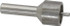 Superior Abrasives A009798 5/8" Diam x 1/4" Shank Chamfering Cone Point Mandrel