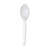 DIXIE FOODS Dixie TM217  Heavy/Medium-Weight Spoons, White, Pack Of 1,000