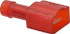 Thomas & Betts 18RA-251T Wire Disconnect: Male, Red, Nylon, 22-18 AWG, 1/4" Tab Width