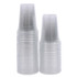 BOARDWALK PET16 Clear Plastic PET Cups, 16 oz, 50 Cups/Sleeve, 20 Sleeves/Carton
