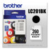 BROTHER INTL. CORP. LC201BK LC201BK Innobella Ink, 260 Page-Yield, Black