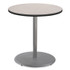 NATIONAL PUBLIC SEATING NPS® CG13636RC1GY Cafe Table, 36" Diameter x 36h, Round Top/Base, Gray Nebula Top, Gray Base