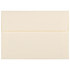 JAM PAPER AND ENVELOPE 191203 JAM Paper Booklet Invitation Envelopes, A7, Gummed Seal, Strathmore Ivory, Pack Of 25