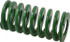 Dayton Lamina 9-3216-11 Die Spring: 2" Hole Dia, 1" Rod Dia, 4" Free Length, Green