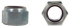 Value Collection R57500212 1-1/4 - 7 UNC 18-8 Hex Lock Nut with Nylon Insert