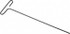 Eklind 34930 Hex Key: 3 mm Hex, T-Handle Arm