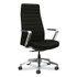 HON COMPANY CEUW0PU10C9P Cofi Executive High Back Chair, Supports Up to 300 lb, 15.5 to 20.5 Seat Height, Black Seat/Back, Polished Aluminum Base