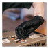 AMMEX CORPORATION GloveWorks® by GPNB44100 Industrial Nitrile Gloves, Powder-Free, Medium, 5 mil Thick, 9.5" Long, Black, 100/Box, 10 Boxes/Carton