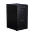 ALERA PAFFBL File Pedestal, Left or Right, 2 Legal/Letter-Size File Drawers, Black, 14.96" x 19.29" x 27.75"