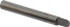 Accupro 01786128 Engraving Cutter: 3/16" Dia, Ball Point, Solid Carbide