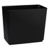 RUBBERMAID 25051  Contemporary Style Wastebasket, 7 Gallons, 13 5/8in x 16in x 8 1/2in, Black