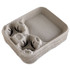 HUHTAMAKI Chinet® 20990CT StrongHolder Molded Fiber Cup/Food Tray, 8 oz to 44 oz, Two Cups + Food Tray, Beige, 100/Carton