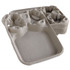 HUHTAMAKI Chinet® 20990CT StrongHolder Molded Fiber Cup/Food Tray, 8 oz to 44 oz, Two Cups + Food Tray, Beige, 100/Carton