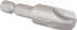 Wera 05066784001 Power Screwdriver Bit: #6 Tri-Wing Speciality Point Size, 1/4" Hex Drive