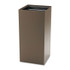 SAFCO PRODUCTS 2982BR Public Square Recycling Receptacles, 31 gal, Steel, Brown