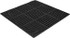 Notrax 850S0033BL Anti-Fatigue Modular Tile Mat: Dry & Wet Environment, 3" Length, 36" Wide, 3/4" Thick, Beveled Edge, Black