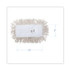 BOARDWALK 1312 Industrial Dust Mop Head, Cotton, 12 x 5, White