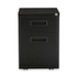 ALERA PABFBL File Pedestal, Left or Right, 2-Drawers: Box/File, Legal/Letter, Black, 14.96" x 19.29" x 21.65"