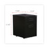 ALERA PABFBL File Pedestal, Left or Right, 2-Drawers: Box/File, Legal/Letter, Black, 14.96" x 19.29" x 21.65"