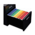 ALERA PABFBL File Pedestal, Left or Right, 2-Drawers: Box/File, Legal/Letter, Black, 14.96" x 19.29" x 21.65"